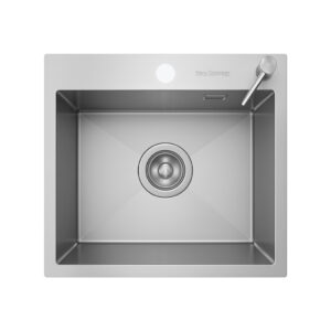 HansCoopper 5050BR - Premium German-Made Square Sink with Brushed Finish