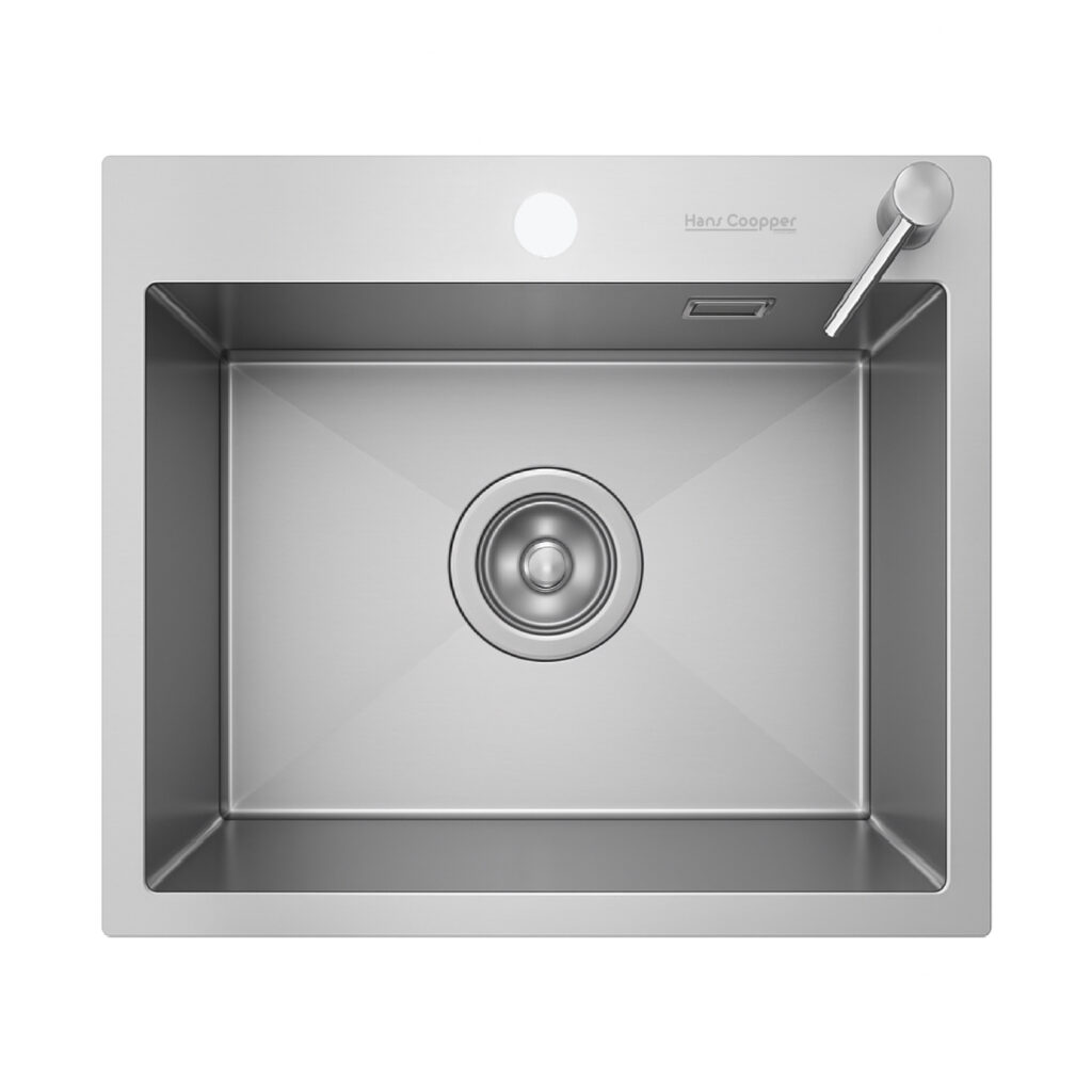 HansCoopper 5548BR Sink, Stainless Steel, Brushed