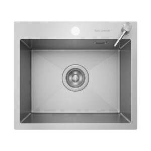 HansCoopper 5548BR Premium German-Made Square Sink with Brushed Finish