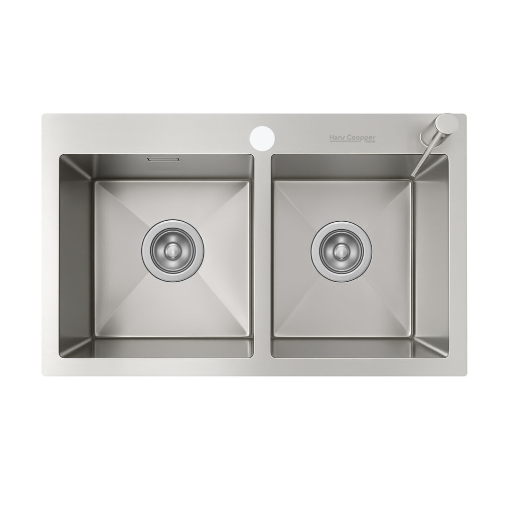 HansCoopper 7848DBR Sink, Stainless Steel, Brushed